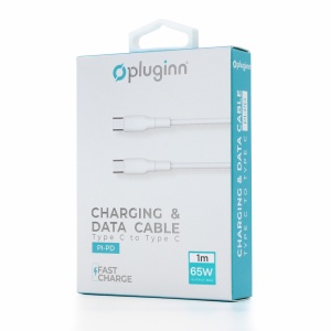 Data Kabl Pluginn PI-PD 65W Type C na Type C beli 1m - Img 2