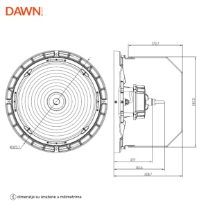 DAWN LED REFLEKTOR HL-S01 200W CCT - Img 2