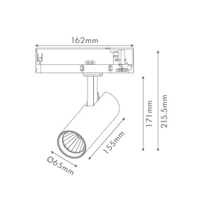 DAWN LED REFLEKTOR SINSKI EL-T21D020 20W CCT BELI TROFAZNI - Img 2