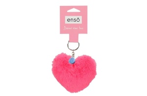 ENSO FLUFFY CHARMS dečiji privezak - fuchsia