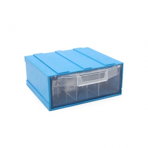 Klaser 1/1 sa 2 pregrade plavi - Img 1