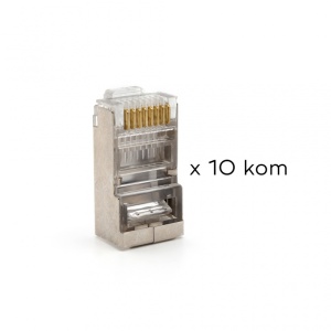 Konektor RJ45 metalni CAT5 JWD-AD79 10 kom - Img 1