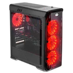 Kućište LC Power Gaming 988B-ON Red Typhoon Black - Img 4
