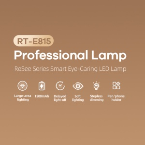 LED Lampa REMAX ReSee RT-E815 Series Smart Eye-Caring 1500mAh bela - Img 4