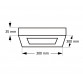 LED panel NZ KNS5 24W 4000K