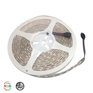 LED TRAKA VT-5050-60 RGB 12V IP65 (5met,7W/met,10mm) 212155