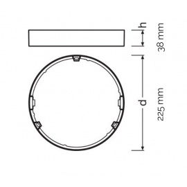 LEDVANCE LED PANEL FRAME DN210 - Img 4