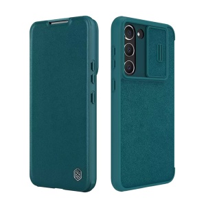 Maska Nillkin Qin Pro (plain leather) za Samsung S911B Galaxy S23 zelena - Img 3