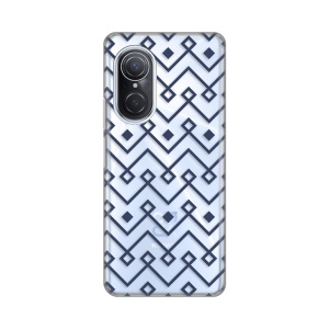 Maska Silikonska Print Skin za Huawei Nova 9 SE Blue cubes