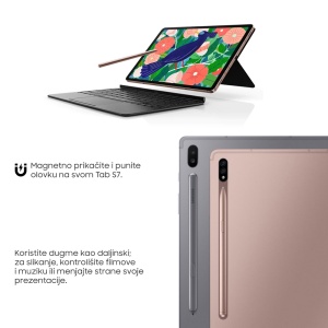 Olovka za touch screen za Samsung Tab S7 srebrna - Img 2