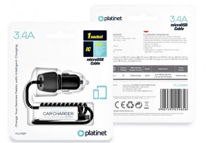 Punjac Platinet PLCRSM za auto micro usb