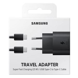 Samsung kucni punjac PD 3A 25W Type C sa kablom crni (EP-TA800-XBE) - Img 4