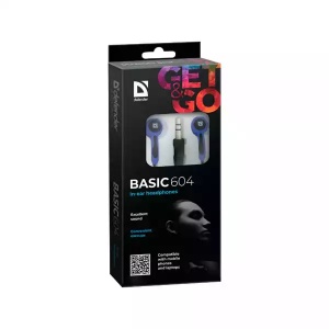 Slušalice bubice Defender Basic 604, crno plave - Img 2