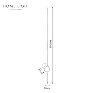 SOLEA 178 ZIDNA LAMPA 7W 3000K CRNA - Img 2