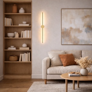 SOLEA 54 ZIDNA LAMPA 12W 3000K ZLATO - Img 5