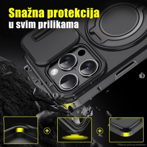 Torbica CamShield Ring stand za iPhone 11 Pro crna - Img 2