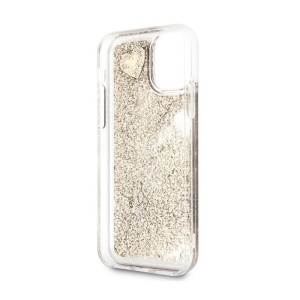 Torbica Guess Hc Liquid Glitter Charms za iPhone 12/12 Pro 6.1 zlatna (GUHCP12MGLHFLGO) - Img 4