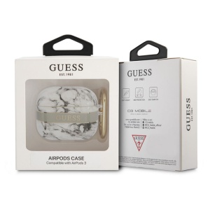 Torbica Guess za Airpods 3 TPU siva (GUA3HCHMAG) - Img 3