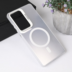Torbica Magsafe Clear za Samsung S938B Galaxy S25 Ultra srebrna - Img 1