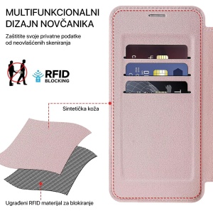 Torbica Magsafe Lux Bi Fold za Samsung A366B Galaxy A36 plava - Img 2