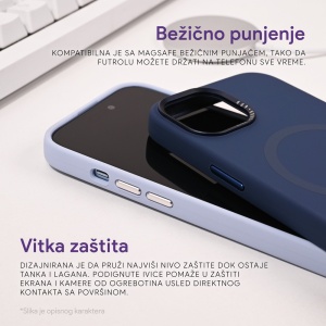 Torbica Magsafe Pure Plus za iPhone 11 Pro Max 6.5 tamno ljubicasta - Img 4