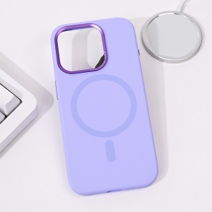 Torbica Magsafe Pure Plus za iPhone 14 Pro 6.1 ljubicasta - Img 1