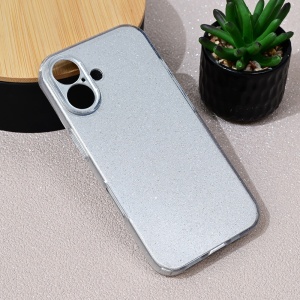 Torbica Sparkle Dust za iPhone 16 6.1 srebrna - Img 1