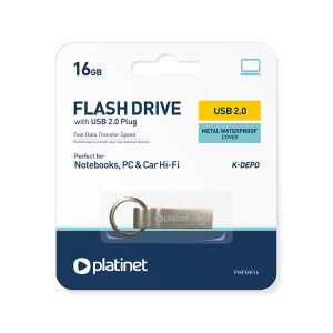 USB Platinet PMFMK16 16 GB 2.0 K-depo metal