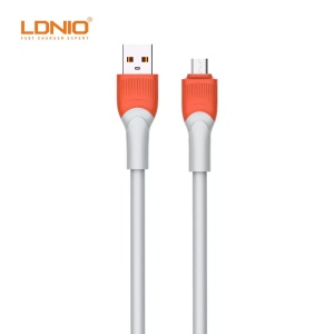 Кабель для передачи данных LDNIO LS601 30 Вт Fast micro USB серый 1 м