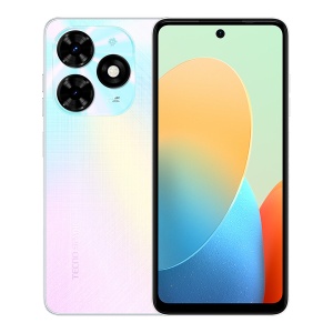 Мобильный телефон Tecno Spark 20C 6.6" 4 ГБ/128 ГБ, белый