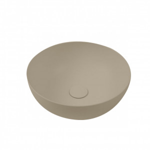 Накладная умывальник HATRIA HAPPYHOUR SLIM 06:00 fi400x165мм слоновая кость