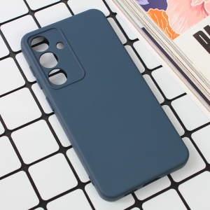 Нано-силиконовый чехол для Samsung S926B Galaxy S24 Plus, темно-синий