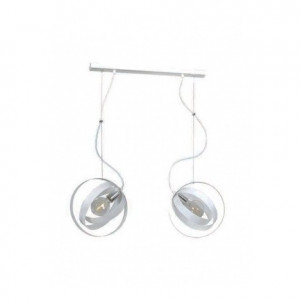 Luster EMI 341-2 Galax white 2xE27