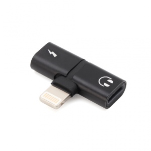 Наушники и зарядное устройство W2 iPhone Lightning Black