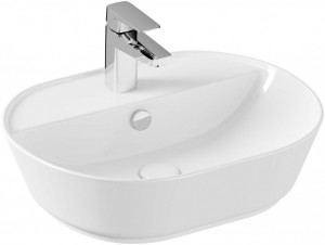 Раковина VITRA Geo 54,5x43 см с отверстием для смесителя и переливом