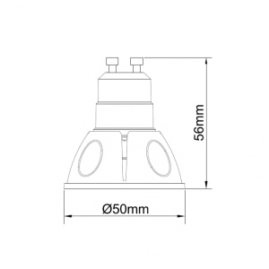 Светодиодная лампа DAWN GU10 DIM 6.5W 4000K 520lm 36° PRO
