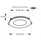 LED panel UZ-KNC1 6W 6500K