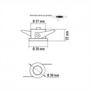 led-rozetna-l0860-16-1w-4000k-crna
