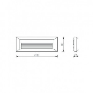 LED svetiljka JM-8006 zidna 15W