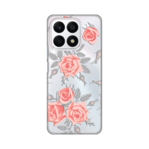 Силиконовый чехол с принтом для Honor X8a Elegant Roses