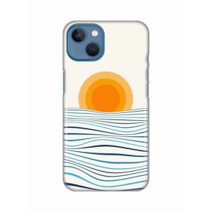 Силиконовый чехол с принтом для iPhone 13 6.1 Sunset