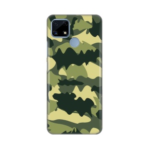 Силиконовый чехол с принтом для Realme C25 Army
