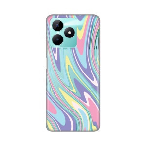Силиконовый чехол с принтом для Realme C51 Liquid Dream