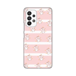 Силиконовый чехол с принтом для Samsung A536B Galaxy A53 5G Pigs