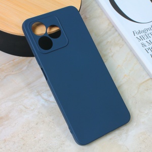 Чехол Teracell Giulietta для Realme C51/C53 матовый темно-синий