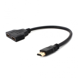 Adapter HDMI M na 2 HDMI Z JWD-HDMI22 - Img 1
