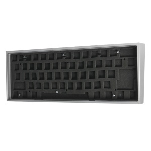 Aluminijumsko kuciste za Tastatura Mehanicka Gaming Fantech MK857 RGB Maxfit61 srebrno - Img 1