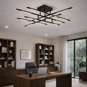 ARIA 7 LUSTER LED 48W 3000K CRNA - Img 3