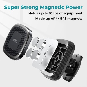 Auto stalak REMAX RM-C13 Linton Series Magnetic crni - Img 4