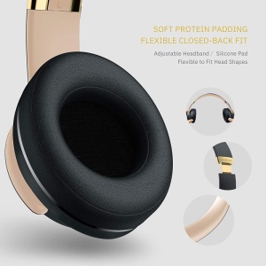 Bluetooth-наушники DOQAUS VOUGE 5 серые - Img 3